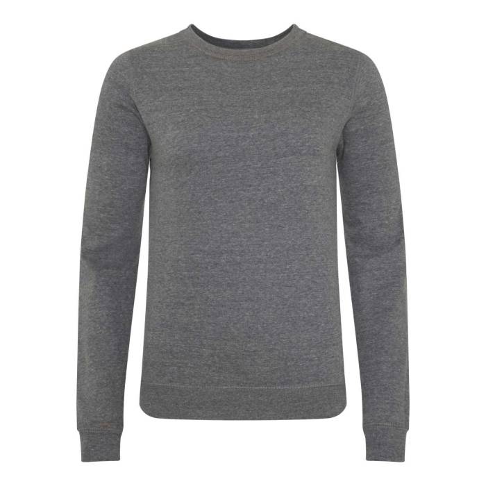 GIRLIE HEATHER SWEAT - Grey Heather, #838488<br><small>UT-awjh045grh-s</small>