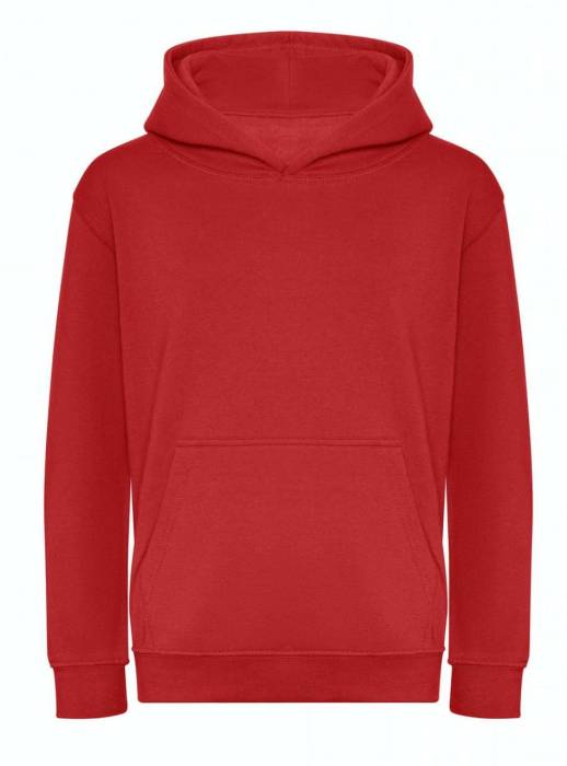 KIDS ORGANIC HOODIE - Fire Red, #BA0C2F<br><small>UT-awjh201jfr-m</small>