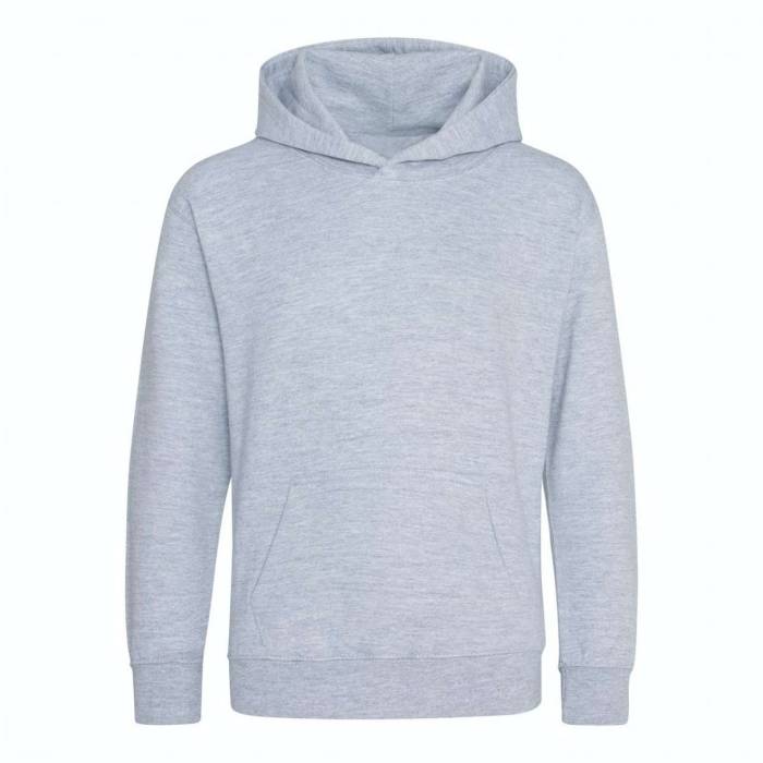 KIDS ORGANIC HOODIE - Heather Grey, #A2AAAD<br><small>UT-awjh201jhgr-l</small>