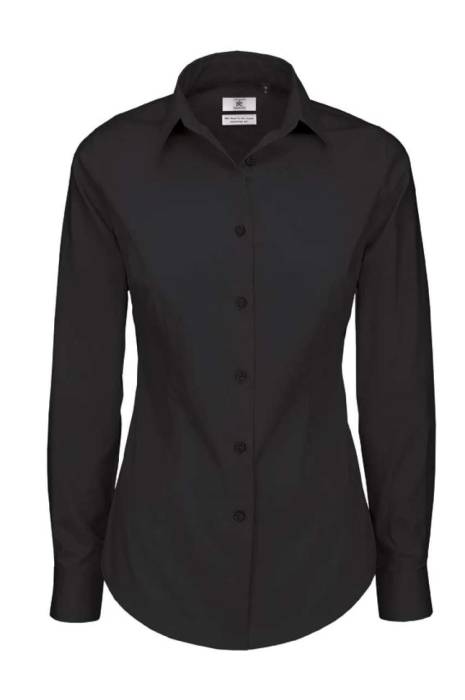 B&C BLACK TIE LSL /WOMEN