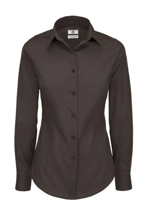 B&C BLACK TIE LSL /WOMEN