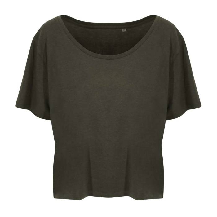 DAINTREE ECOVISCOSE  WOMEN`S TEE - Fern Green, #5D5348<br><small>UT-ea002ffgn-l</small>