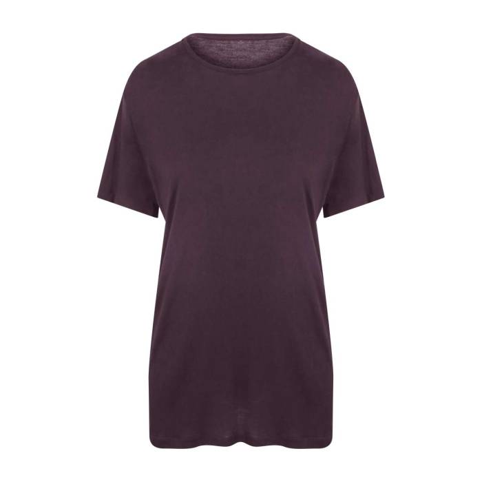 DAINTREE ECOVISCOSE TEE - Wild Mulberry, #5B4349<br><small>UT-ea002wmu-m</small>