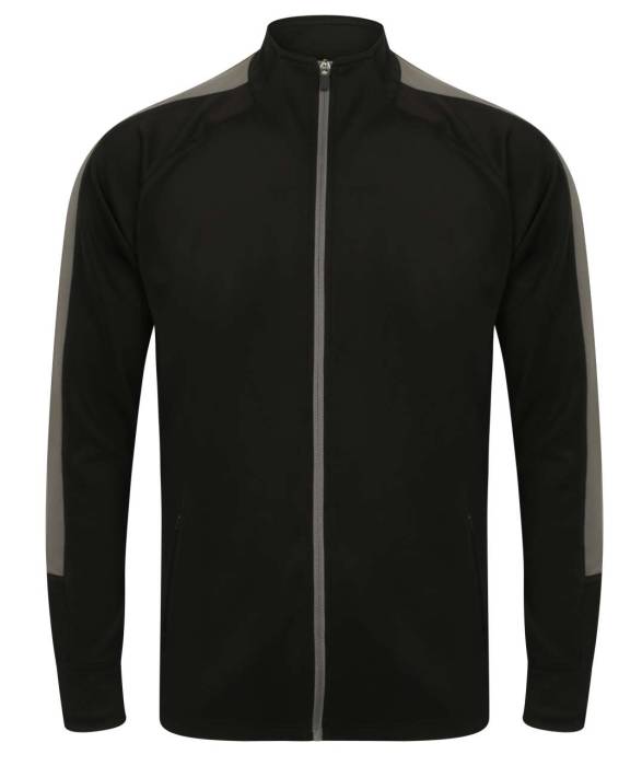 ADULT`S KNITTED TRACKSUIT TOP - Black, #000000<br><small>UT-fhlv871bl-2xl</small>