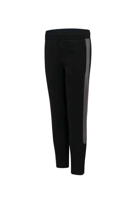 KID`S KNITTED TRACKSUIT PANTS - Black/Gunmetal Grey, #000000/#676767<br><small>UT-fhlv883bl/gmt-11/12</small>