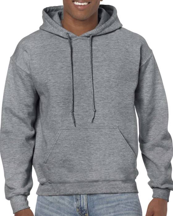 HEAVY BLEND™ ADULT HOODED SWEATSHIRT - Graphite Heather, #707372<br><small>UT-gi18500gph-l</small>