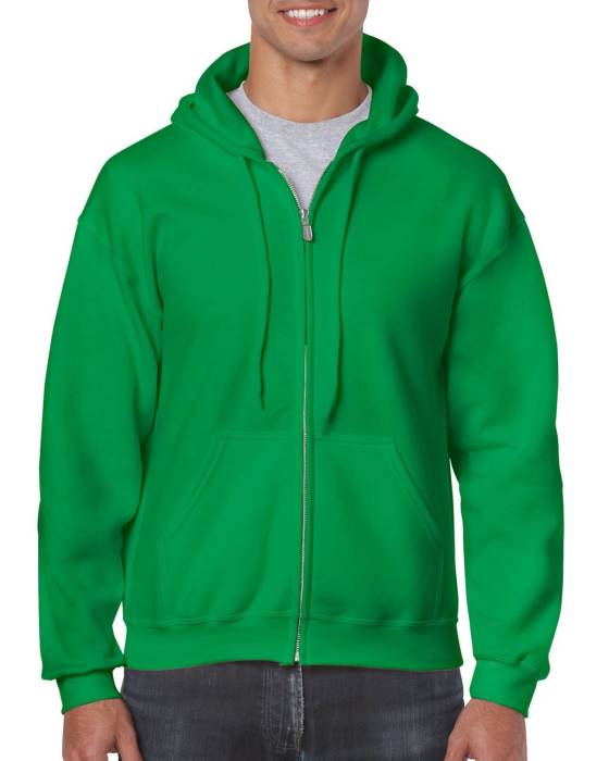 HEAVY BLEND™ ADULT FULL ZIP HOODED SWEATSHIRT - Irish Green, #009E69<br><small>UT-gi18600ig-2xl</small>