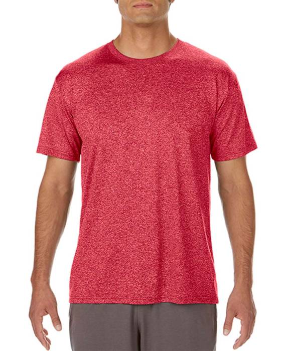 PERFORMANCE® ADULT CORE T-SHIRT - Heather Sport Scarlet Red, #BF0D3E<br><small>UT-gi46000hssr-2xl</small>