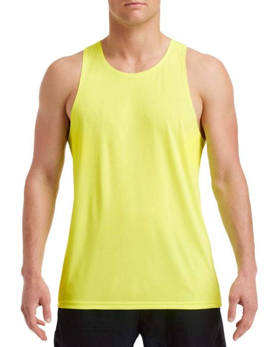 PERFORMANCE® ADULT CORE SINGLET - Safety Green, #C6D219<br><small>UT-gi46200sfg-2xl</small>