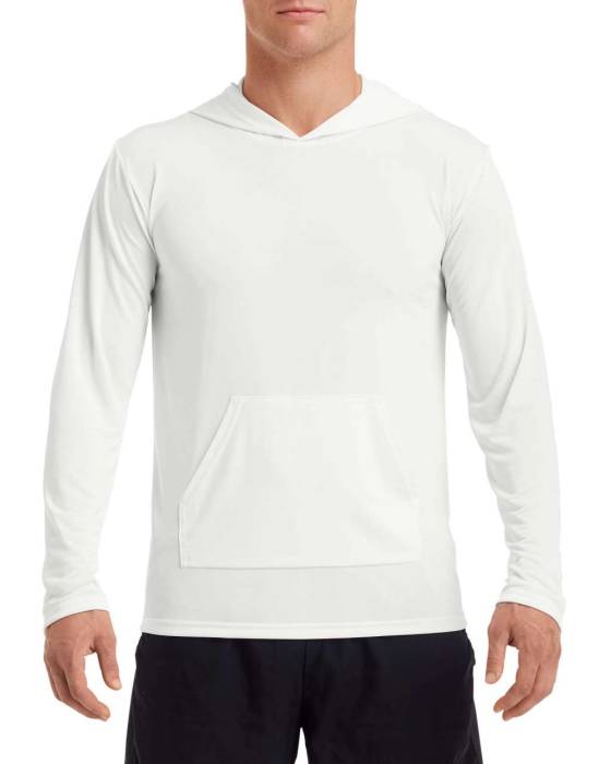 PERFORMANCE® ADULT HOODED T-SHIRT - White, #FFFFFF<br><small>UT-gi46500wh-2xl</small>