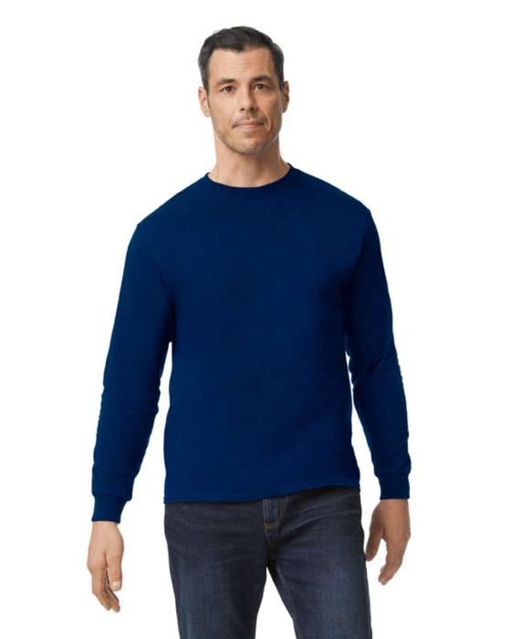 GILDAN® HEAVY COTTON™ ADULT LONG SLEEVE T-SHIRT - Navy, #263147<br><small>UT-gi5400nv-2xl</small>