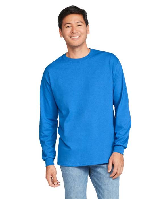 GILDAN® HEAVY COTTON™ ADULT LONG SLEEVE T-SHIRT - S.Orange, #E5801C<br><small>UT-gi5400sfo-xl</small>