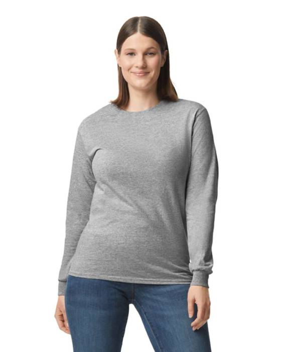 GILDAN® HEAVY COTTON™ ADULT LONG SLEEVE T-SHIRT - Sport Grey, #97999B<br><small>UT-gi5400sp-s</small>