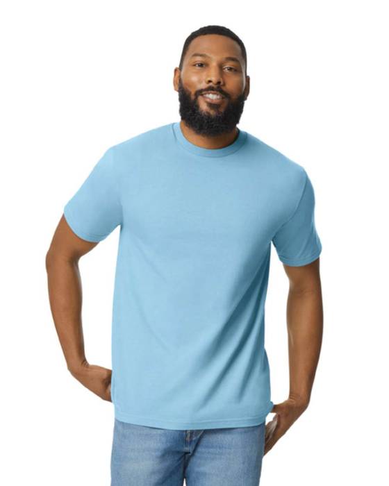 SOFTSTYLE® MIDWEIGHT ADULT T-SHIRT - Light Blue, #A3B3CB<br><small>UT-gi65000lb-2xl</small>