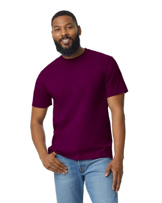 SOFTSTYLE® MIDWEIGHT ADULT T-SHIRT - Maroon, #5B2B42<br><small>UT-gi65000ma-3xl</small>