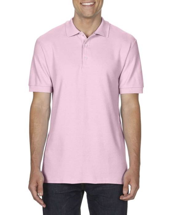 PREMIUM COTTON® ADULT DOUBLE PIQUÉ POLO - Light Pink, #E4BED2<br><small>UT-gi85800lp-m</small>