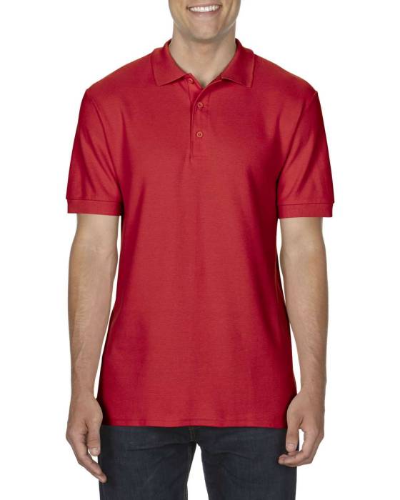 PREMIUM COTTON® ADULT DOUBLE PIQUÉ POLO - Red, #B1302A<br><small>UT-gi85800re-3xl</small>