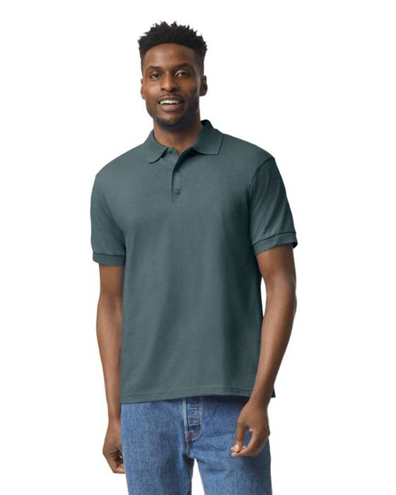 DRYBLEND® ADULT JERSEY POLO - NEW MODEL - Dark Heather, #3F4444<br><small>UT-gi8800dh-xl</small>