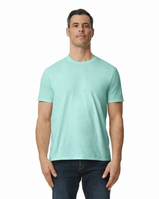 SOFTSTYLE® ADULT T-SHIRT - Teal Ice, #B1E4E3<br><small>UT-gi980tli-l</small>