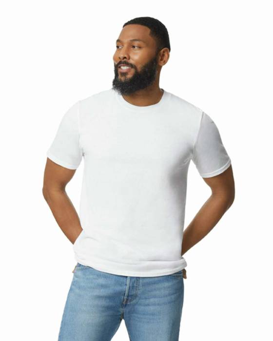 SOFTSTYLE® ADULT T-SHIRT - White, #FFFFFF<br><small>UT-gi980wh-2xl</small>