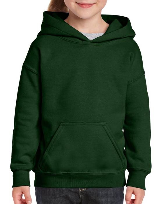 HEAVY BLEND™ YOUTH HOODED SWEATSHIRT - Forest Green, #273B33<br><small>UT-giB18500fo-m</small>
