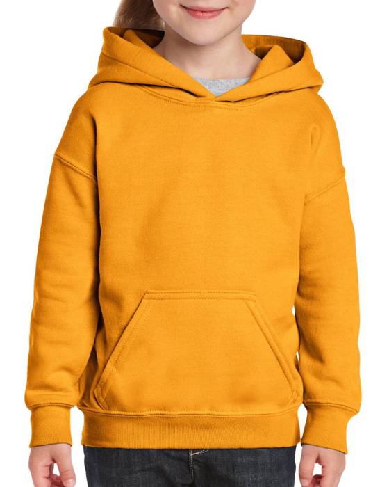 HEAVY BLEND™ YOUTH HOODED SWEATSHIRT - Gold, #EEAD1A<br><small>UT-giB18500go-m</small>