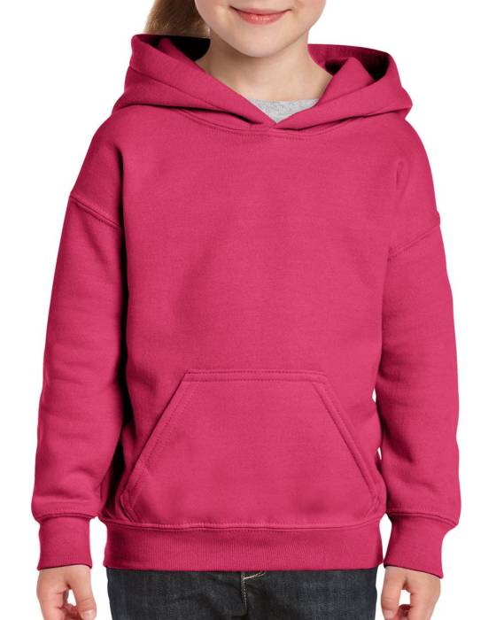 HEAVY BLEND™ YOUTH HOODED SWEATSHIRT - Heliconia, #DB3E79<br><small>UT-giB18500he-l</small>