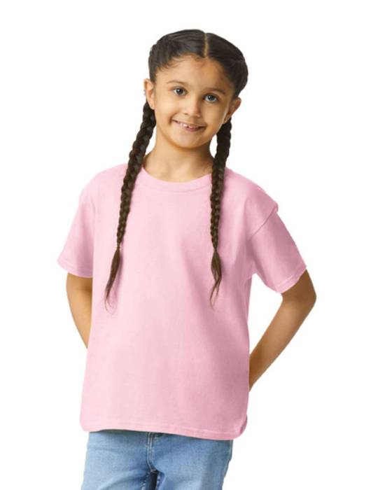 LIGHT COTTON YOUTH T-SHIRT - Light Pink, #E4BED2<br><small>UT-gib3000lp-s</small>