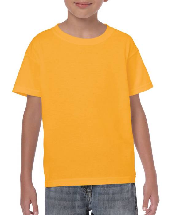 HEAVY COTTON™ YOUTH T-SHIRT - Gold, #EEAD1A<br><small>UT-giB5000go-xs</small>