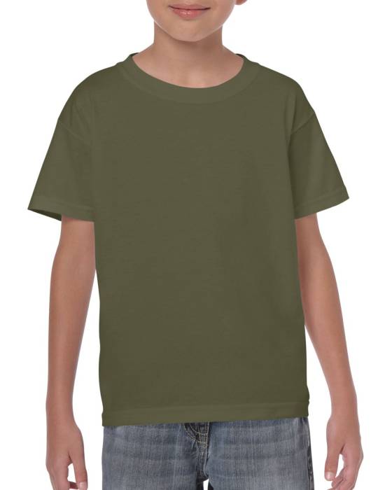 HEAVY COTTON™ YOUTH T-SHIRT - Military Green, #63655A<br><small>UT-giB5000mi-s</small>