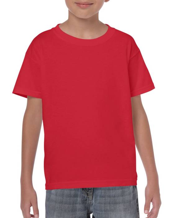 HEAVY COTTON™ YOUTH T-SHIRT - Red, #B1302A<br><small>UT-giB5000re-l</small>