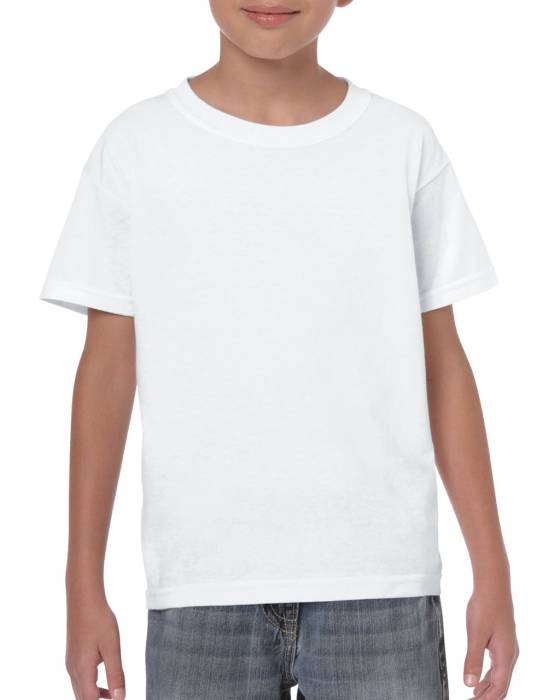 HEAVY COTTON™ YOUTH T-SHIRT - White, #FFFFFF<br><small>UT-giB5000wh-l</small>