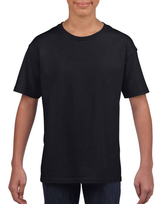SOFTSTYLE® YOUTH T-SHIRT - Black, #25282A<br><small>UT-giB64000bl-l</small>