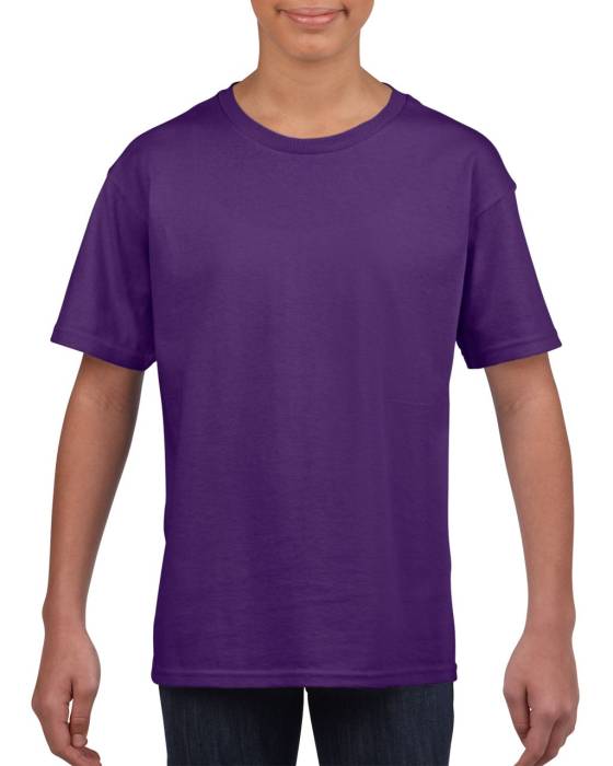 SOFTSTYLE® YOUTH T-SHIRT - Purple, #3f2a56<br><small>UT-giB64000pu-l</small>