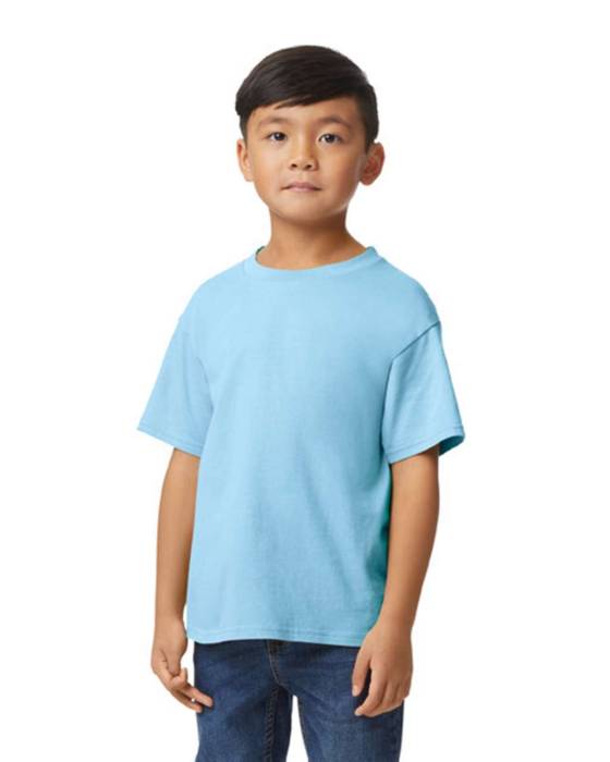 SOFTSTYLE® MIDWEIGHT YOUTH T-SHIRT - Light Blue, #A3B3CB<br><small>UT-gib65000lb-s</small>