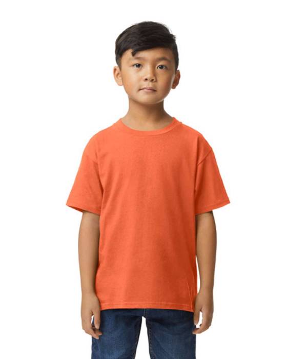 SOFTSTYLE® MIDWEIGHT YOUTH T-SHIRT - Orange, #DF6426<br><small>UT-gib65000or-l</small>