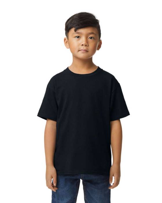 SOFTSTYLE® MIDWEIGHT YOUTH T-SHIRT - Pitch Black, #000000<br><small>UT-gib65000pbl-s</small>