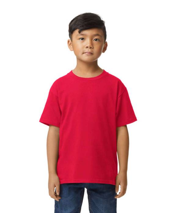 SOFTSTYLE® MIDWEIGHT YOUTH T-SHIRT - Red, #B1302A<br><small>UT-gib65000re-l</small>