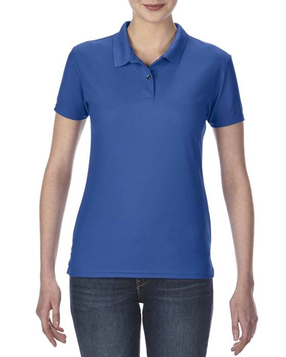 PERFORMANCE® LADIES` DOUBLE PIQUÉ POLO - Royal, #224D8F<br><small>UT-giL43800ro-2xl</small>