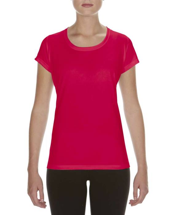 PERFORMANCE® LADIES` CORE T-SHIRT - Sport Scarlet Red, #BA0C2F<br><small>UT-giL46000ssr-s</small>