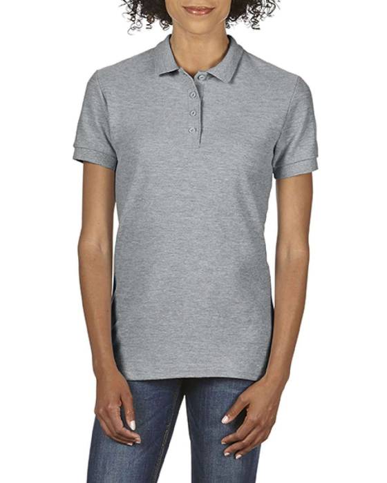 SOFTSTYLE® LADIES' DOUBLE PIQUÉ POLO