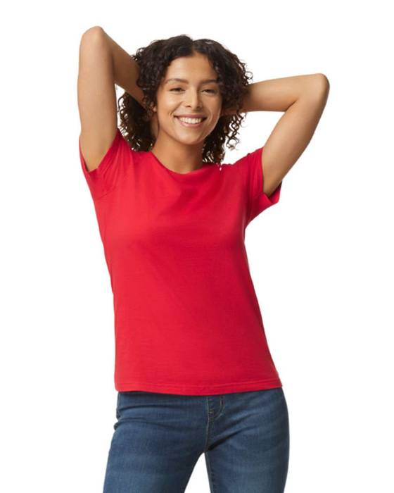 SOFTSTYLE® MIDWEIGHT WOMEN`S T-SHIRT - Red, #B1302A<br><small>UT-gil65000re-2xl</small>