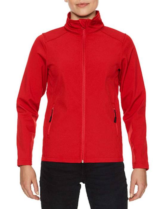 HAMMER LADIES SOFTSHELL JACKET - Red, #B1302A<br><small>UT-gilss800re-2xl</small>
