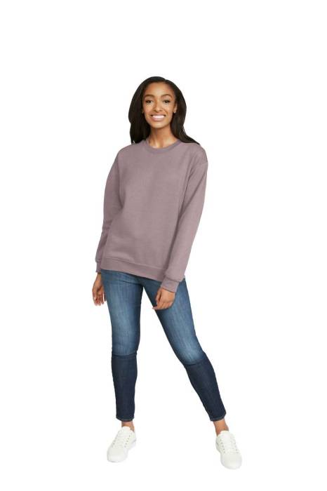 SOFTSTYLE® MIDWEIGHT FLEECE ADULT CREWNECK - Paragon, #948794<br><small>UT-gisf000pa-l</small>