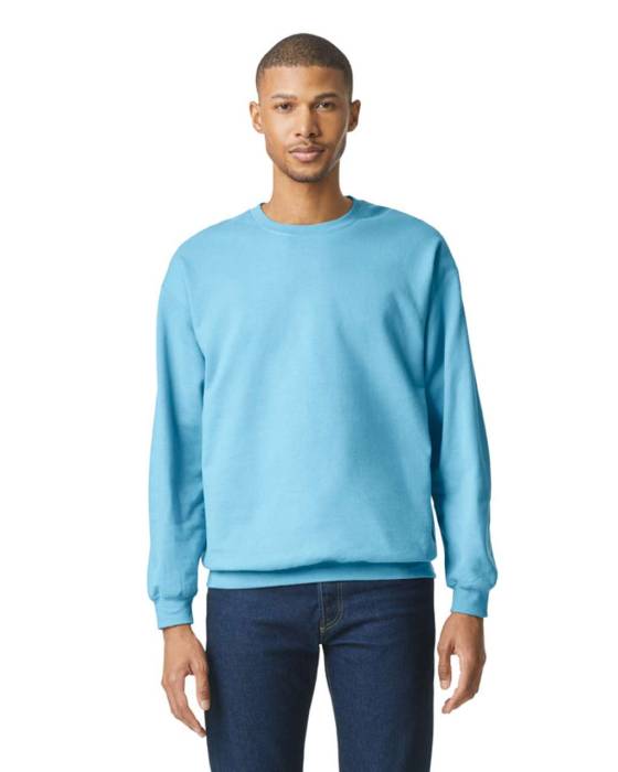 SOFTSTYLE® MIDWEIGHT FLEECE ADULT CREWNECK - Sky, #71c5e8<br><small>UT-gisf000sk-2xl</small>