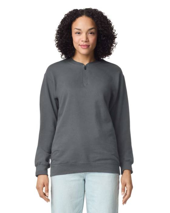 SOFTSTYLE MIDWEIGHT ADULT FLEECE 1/4 ZIP SWEATSHIRT