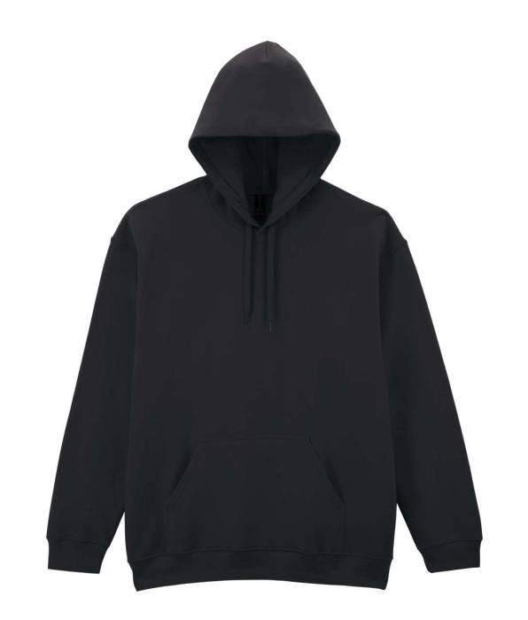 SOFTSTYLE® MIDWEIGHT FLEECE ADULT HOODIE - Black, #25282A<br><small>UT-gisf500bl-xs</small>