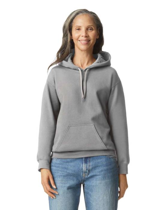 SOFTSTYLE® MIDWEIGHT FLEECE ADULT HOODIE - Cement, #AEAEAE<br><small>UT-gisf500ce-2xl</small>