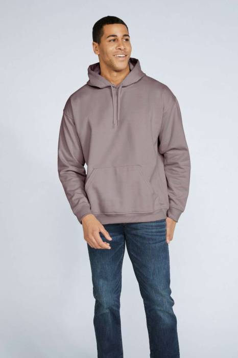 SOFTSTYLE® MIDWEIGHT FLEECE ADULT HOODIE - Charcoal, #66676C<br><small>UT-gisf500ch-3xl</small>