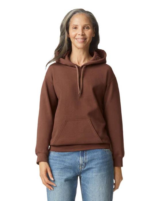 SOFTSTYLE® MIDWEIGHT FLEECE ADULT HOODIE - Cocoa, #6B3D2E<br><small>UT-gisf500coc-2xl</small>